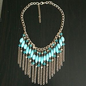 LAST CHANCE! Chain Fringe Statement Necklace